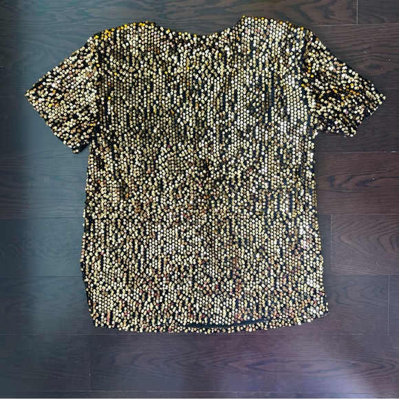 Kaffe Kacolene Sequin Blouse - size XS - Picture 2 of 8